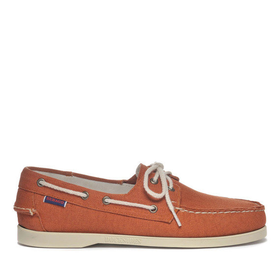 Portland Washed Canvas Boat Shoe