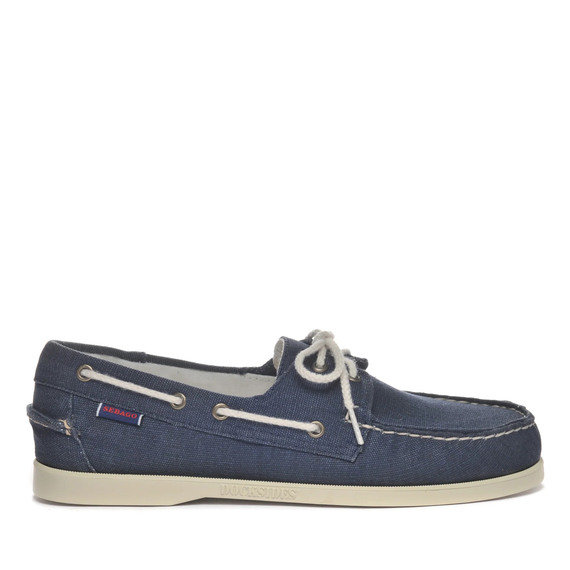 Portland Washed Canvas Boat Shoe