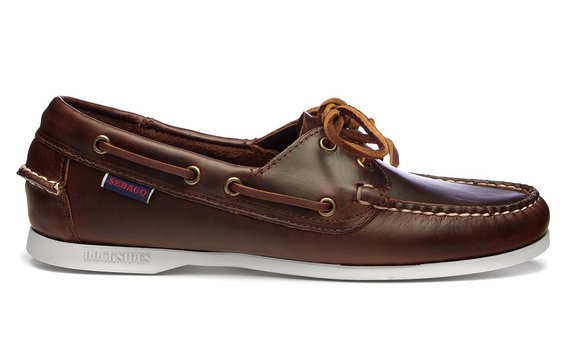 Womens Jacqueline Waxed Leather Boat Shoe