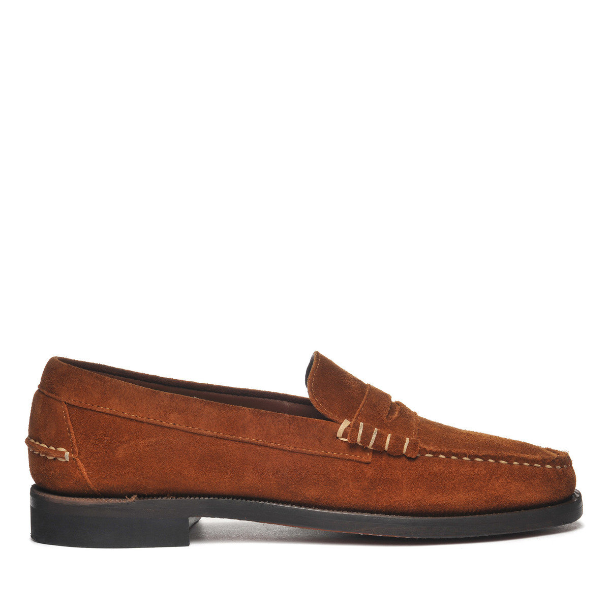 Mens Classic Dan Suede Loafer Brown Cognac - Mens Sebago® Shoes