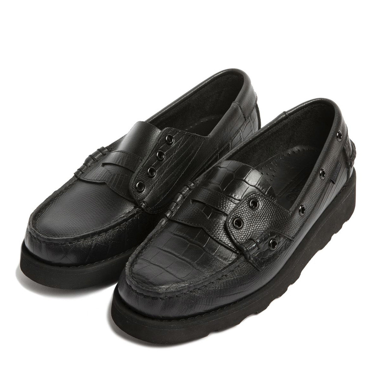 Mens Exotic Combo x Engineered Garments Black - Mens Sebago® Shoes