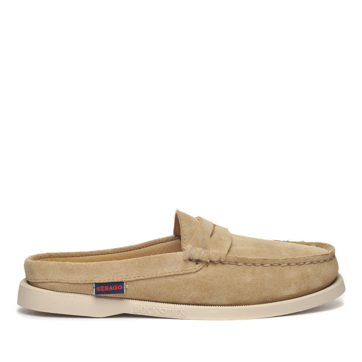 Omega Woman Suede Loafer Mules