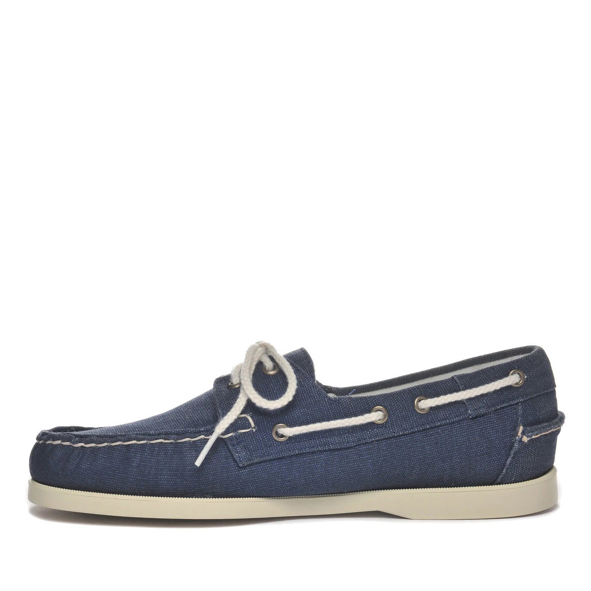 Portland Washed Canvas Boat Shoe