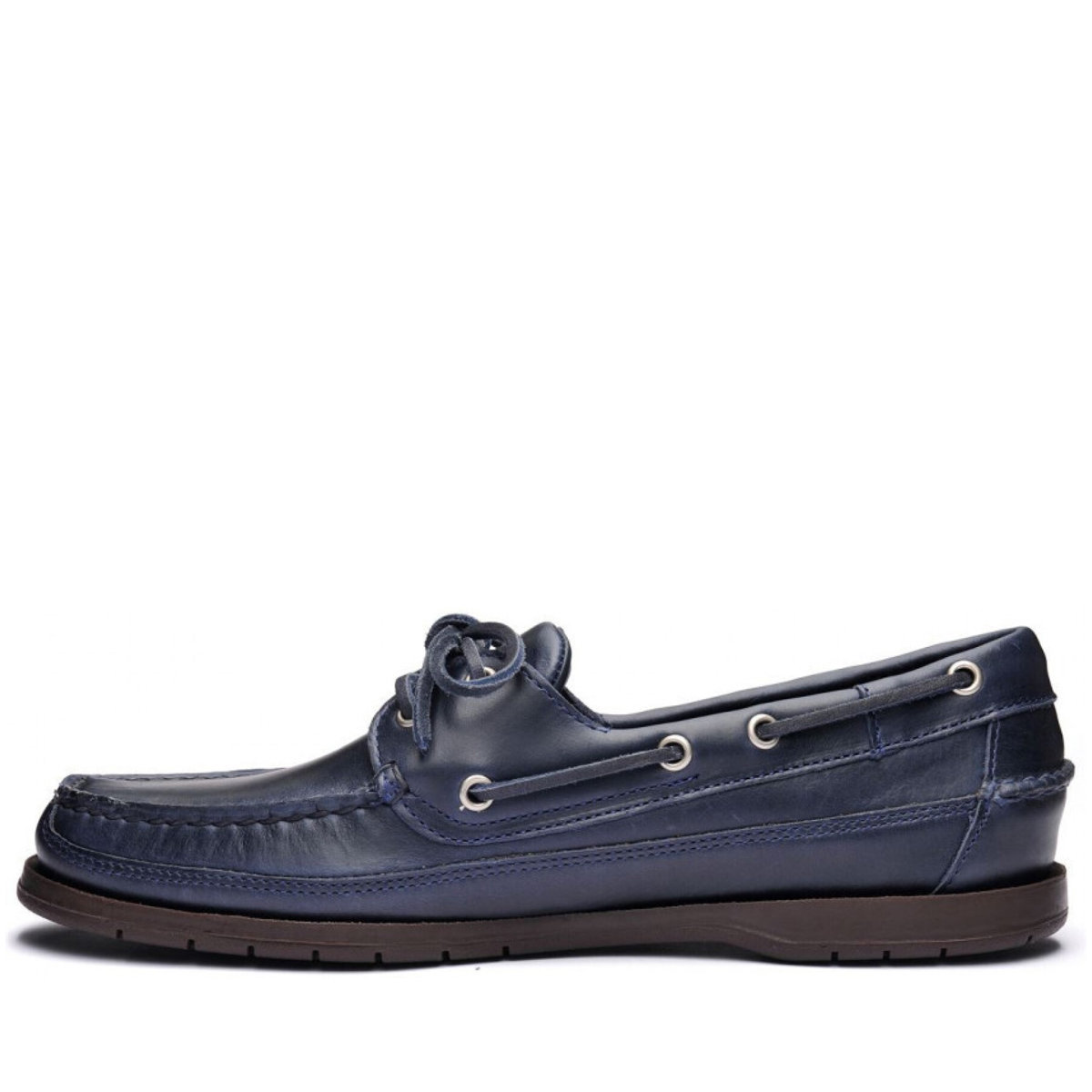 Schooner Waxed Leather Boat Shoe