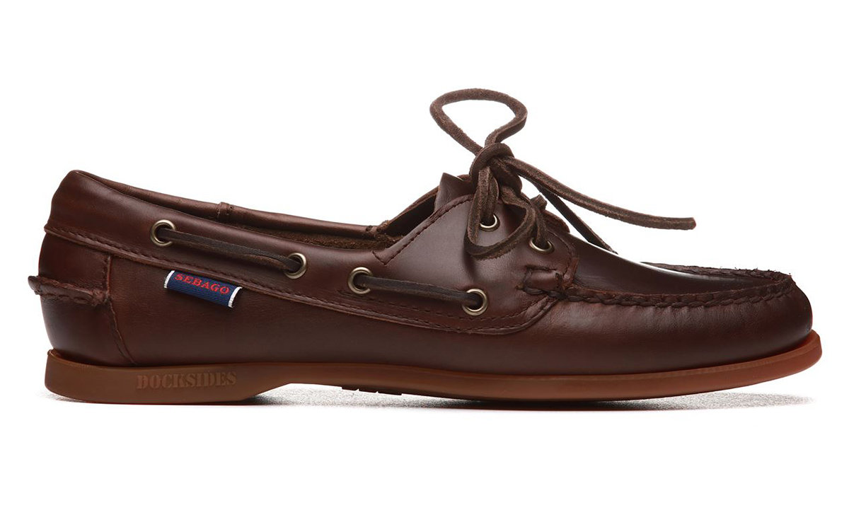 Womens Womens Jacqueline Waxed Leather Boat Shoe Dk Brown Gum - Womens  Sebago® Shoes